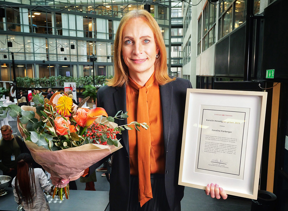Årets HR-pris till Caroline Farberger